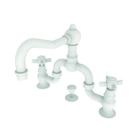 Newport Brass Lavatory Bridge Faucet in Matte White 1000B-52